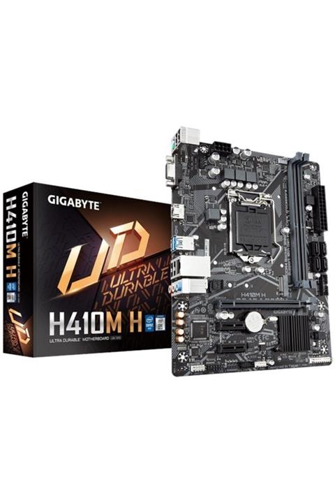 Gigabyte H410m H V2 Sata,m2 Ddr4 2933mhz Usb 3.2 Vga Hdmi Ses G.lan 1200p Anakart