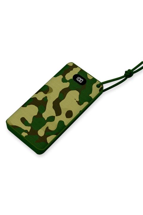Dexim U109 Led Ekranlı Kamuflaj Desenli 10.000mah Powerbank Dca0038-c