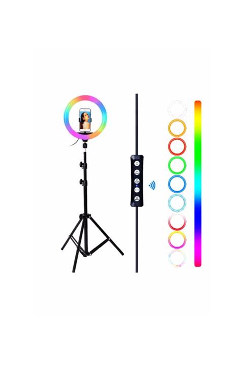 Tk Tech Mj-26-led-10 Inç Selfie Işık Tripod Makyaj Işığı Youtuber Tiktok