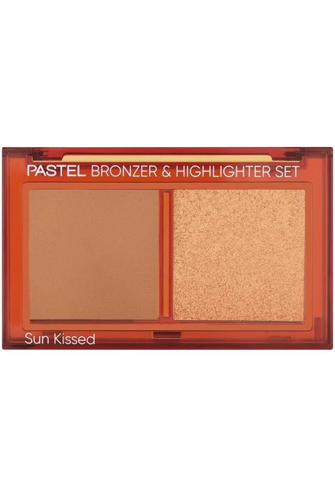 Pastel Profashion Bronzer & Highlighter Set Sun Kissed No:02 Tan Bronze & Soft Glow