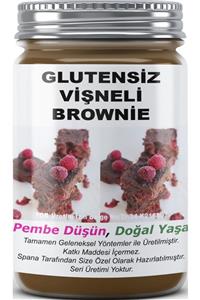 SPANA Glutensiz Vişneli Brownie Ev Yapımı Katkısız 330gr