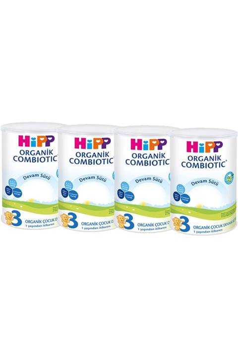 Hipp 3 Organik Combiotic Devam Sütü 350 Gr - 4'lü