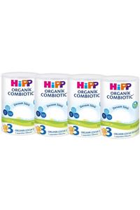 Hipp 3 Organik Combiotic Devam Sütü 350 Gr - 4'lü