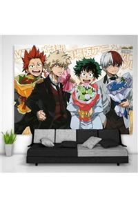 Köstebek 70 X 100 Cm Anime My Hero Academia Flowers Duvar Halısı