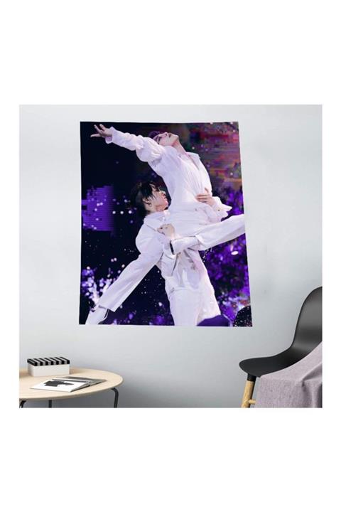 Köstebek 70 X 100 Cm K-pop Bts Dance Duvar Halısı