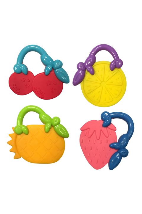 BABYCİM Vakumlu Kartelada 4 Lü Meyveli Dişlik 777-32y