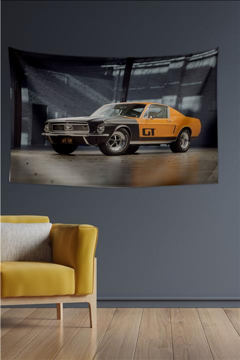 Vagonik Ferrari Gt Duvar Örtüsü Halısı 70 X 100 Cm