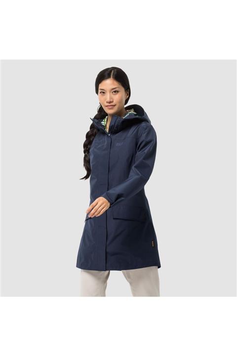 Jack Wolfskin Kadın Lacivert Cape York Paradıse Coat W Ceket