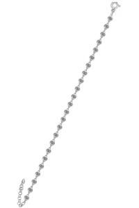 Trend Silver 925 Ayar Gümüş Rodaj 3mm Mini Taşlı Zirkonlu Halhal