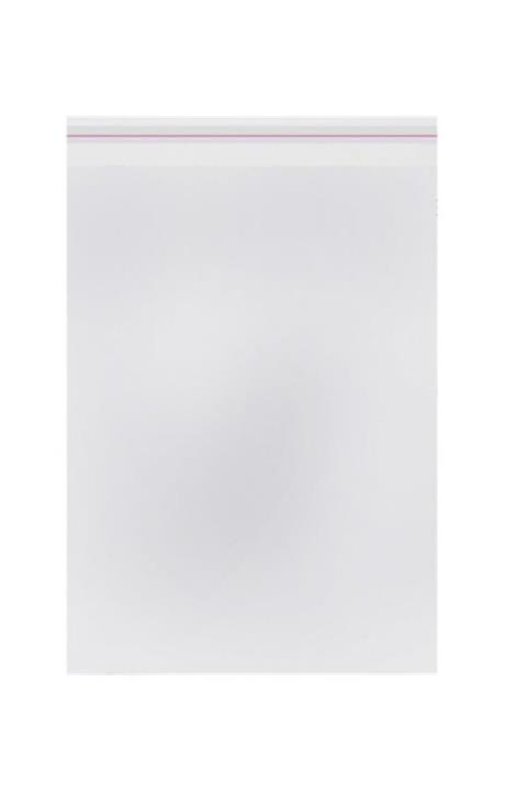 Faypet 100 Adet 26x42 Bantlı Şeffaf Jelatin Poşet Gıda Giyim Kırtasiye Buzdolabı Saklama Poşeti