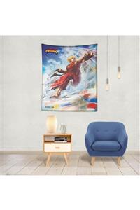 BuanArt Duvar Örtüsü 70x100 cm - Street Fighter Ken