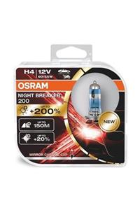 Osram H4 Night Breaker 200 Halojen Ampul Takım