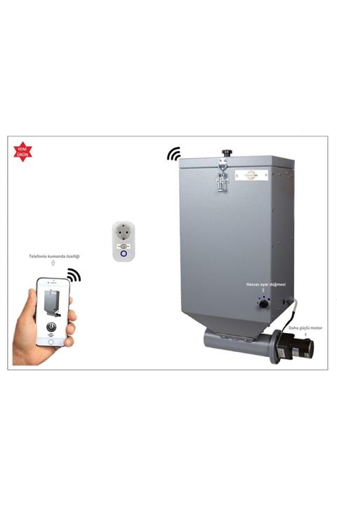 KARAHASANOĞLU MAKİNE Otomatik Evcil Hayvan Yemleme Makinesi Wifi Zaman Ayarlı (kedi , Köpek , Kümes Hay.)