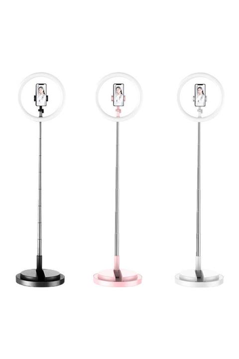 Voero G1 Vlogging Işıklı Telefon Tutucu Ring Light