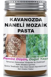 SPANA Ev Yapımı Katkısız Kavanozda Naneli Mozaik Pasta 330gr