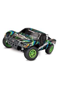 TRAXXAS Slash 4x4 Rtr 4wd Brushed Short Course 1/10 Tq Elektrikli Rc Model Araba Yeşil ( Batarya Ve