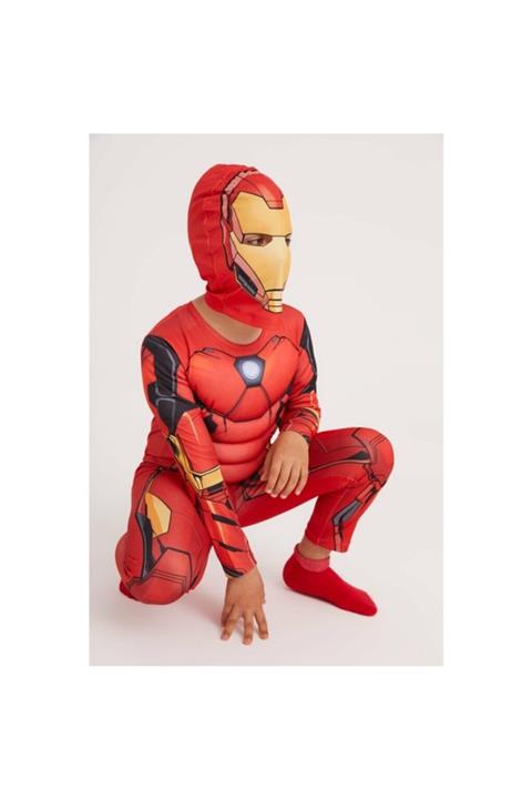 MARVEL Iron Man Kaslı Model Lisanslı Kostüm