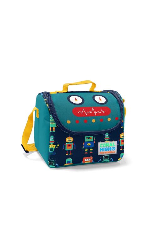 Coral High Erkek Çocuk Robot Desenli Lacivert Thermo Beslenme Çantası 22863