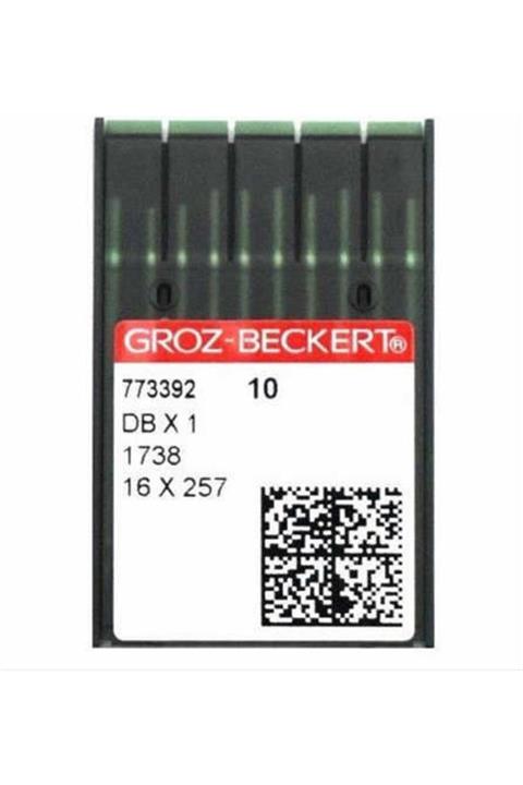 SİNGER Sanayi Düz Dikiş Konfeksiyon Makinesi Groz Beckert Iğnesi Ince Dip Dbx1 14-90 Numara 100 Adet