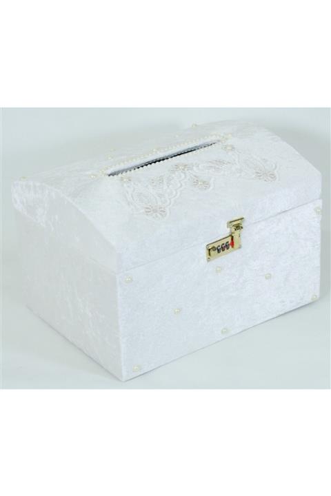 PRENSES Ekru Çeyiz Store Şifreli Zarf Takı Sandığı Küçük Boy