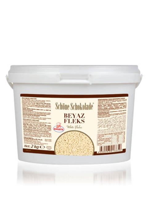 Katsan Ovalette Fleks Beyaz Çikolata 2 kg