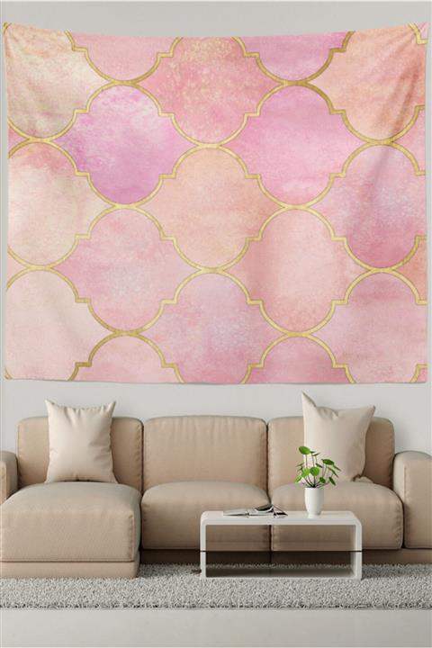 Ysahome Pempe Zeminde Geometrik Ogea Desenliduvar Halısı