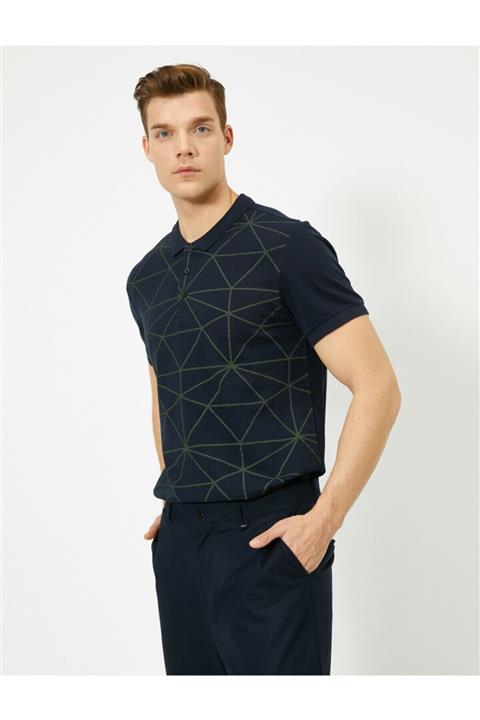 Koton Erkek Lacivert Polo Yaka T-shirt
