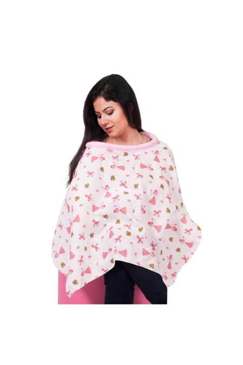 Sevi Bebe Prenses Desen Anne Emzirme Örtüsü