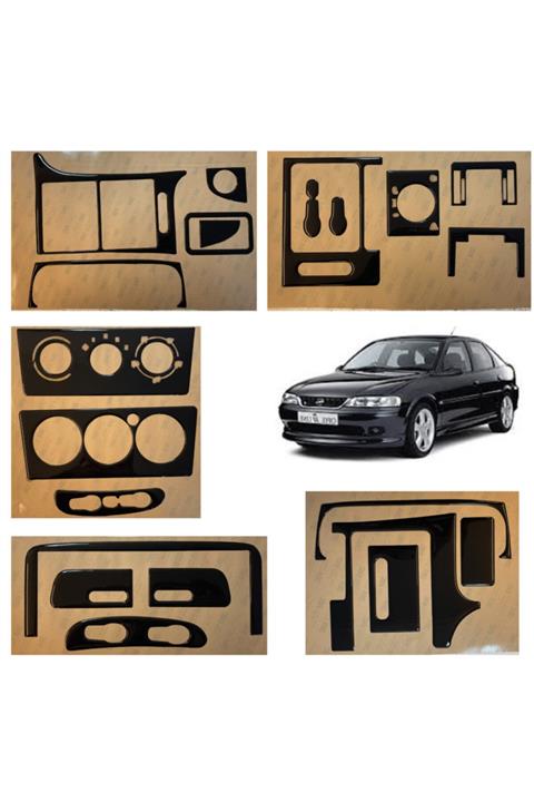 trimshop Opel Vectra (1996-2001) B Kasa Piano Black Maun Konsol Kaplaması
