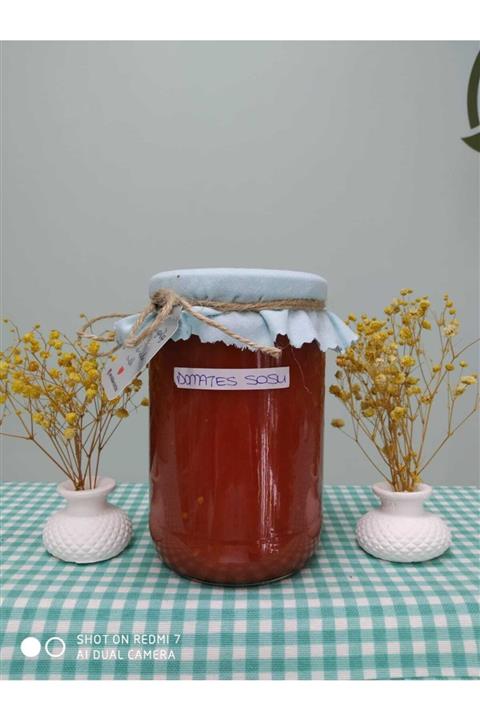 AYVALIK ESİNTİSİ Tamamiyle Ev Yapımı Sade Domates Sosu Net 600 gr