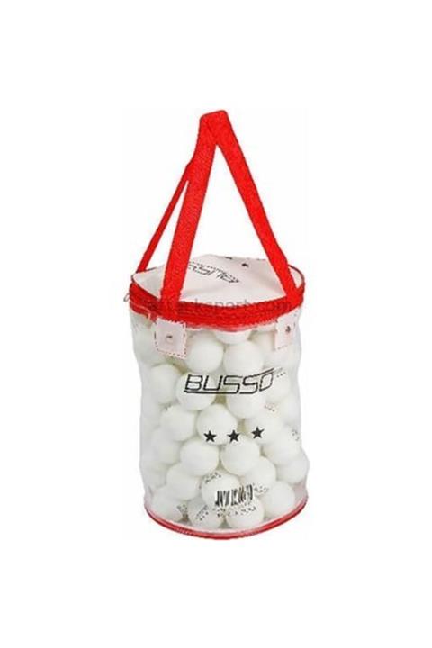 BUSSO Çantalı Pinpon Masa Tenis Topu 100 Lü 40mm
