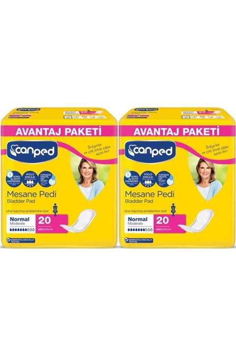 Canped Orta Boy Normal Mesane Pedi 20x2:40 Adet