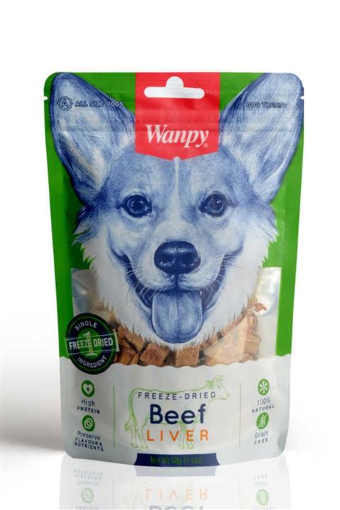 Wanpy Köpek Ödülü Kurutulmuş %100 Dana Ciğerli 40 gr