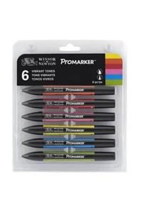 Winsor Newton Winsor & Newton Promarker Kalem Seti 6 Renk Vibrant Tones Set Güçlü Tonlar