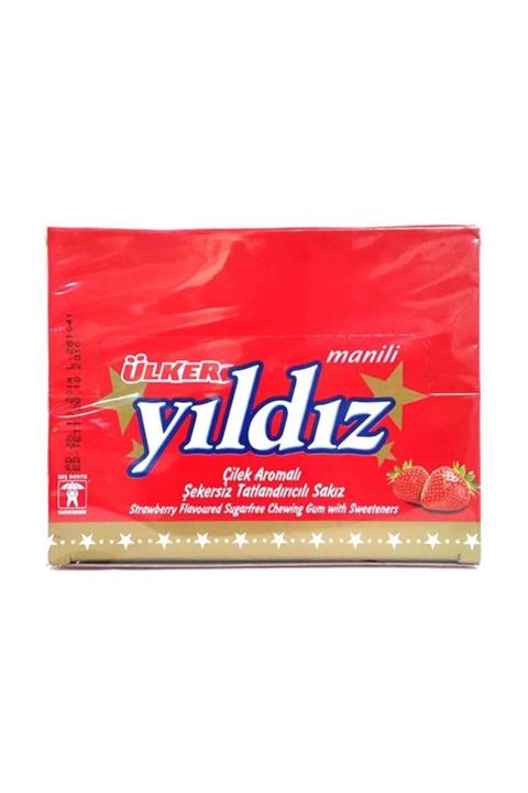 Ülker Yıldız Sakız Çilek Aromalı 100 lü