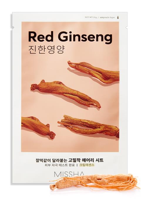 Missha Kırmızı Ginsengli Canlandırıcı Yaprak Maske (1ad) Airy Fit Sheet Mask Red Ginseng