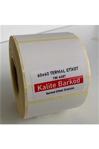 Kalite Barkod 60 X 40 Termal Etiket | 15 Rulo |