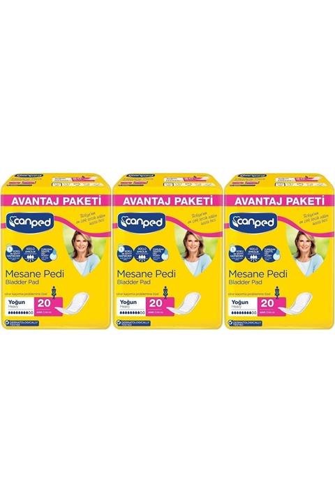 Canped Mesane Pedi Avantaj Paket Klasik L-büyük Boy Yoğun 60 Adet