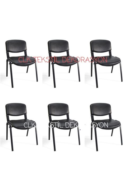 CLK 6 Adet form Ofis Bekleme Misafir Sandalyesi Koltuğu