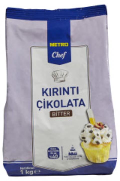Metro Chef Burfez Kırıntı Çikolata - Bitter 1 Kg
