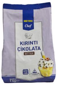 Metro Chef Burfez Kırıntı Çikolata - Bitter 1 Kg