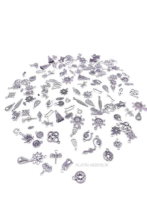 platin hediyelik 100 gram Takı Malzemesi Küpe Kolye Bileklik Metal Sallantı Aparatı Püskül Seti