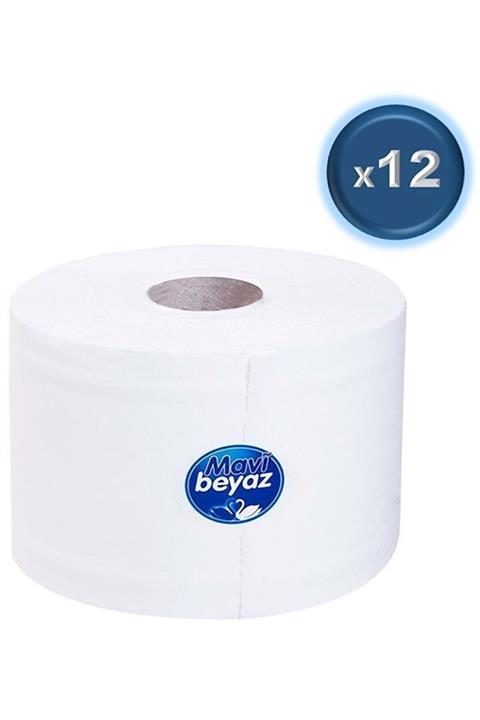 Mavi beyaz Mini Jumbo Tuvalet Kağıdı 3.5 Kg - 12 Rulo