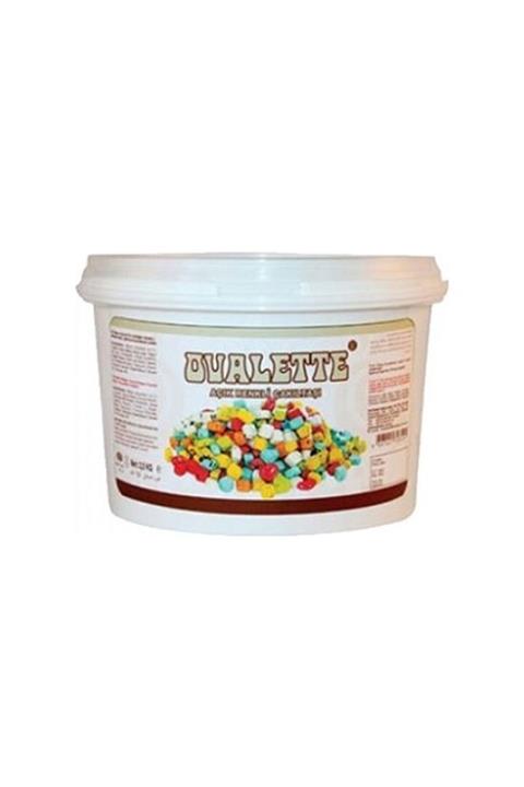 ovalette Açık Renkli Çakıl Taşı Çikolata Draje 2,5 Kg