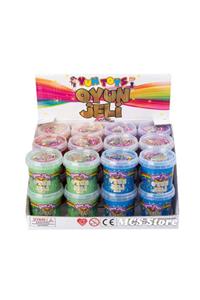 YUM TOYS Slime Oyun Jeli - 6'lı Paket - Renkli - Metalik - Eğitici Oyun Seti - Ce Belgeli