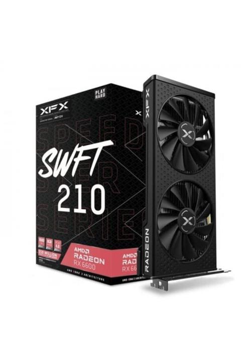 XFX Speedster Swft 210 Amd Radeon Rx6600 Core Rx-66xl8lfdq 8gb Gddr6 128bit Dx12 Ekran Kartı