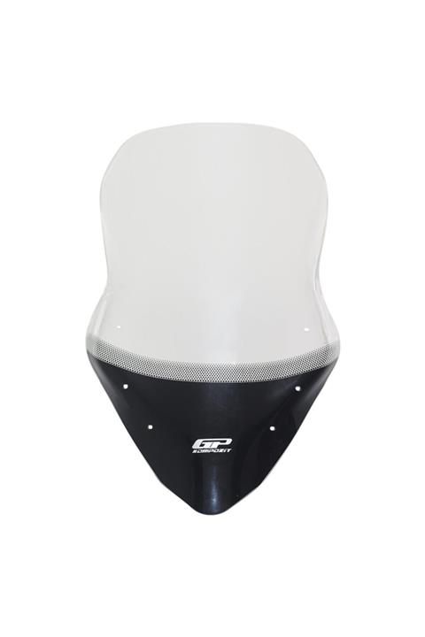 GP KOMPOZİT Suzuki Inazuma 2012-2016 Uyumlu Baskılı Tur Camı Şeffaf 72 Cm