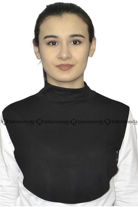 GüL By Akkuzu Kadın Penye Siyah Boğazlı Boyunluk