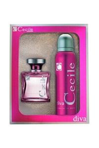 Cecile Diva Edt 100 Ml + Deodorant 150 Ml - Kadın Parfüm Seti 8698438005685