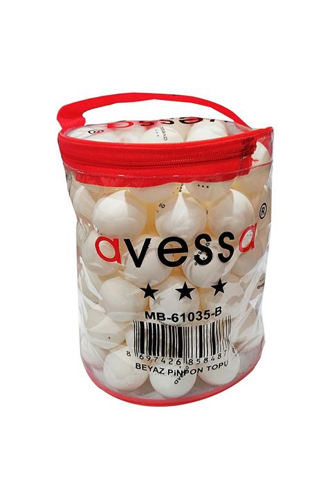 AVESSA Abs-white 100 Lü Masa Tenisi Topu Beyaz
